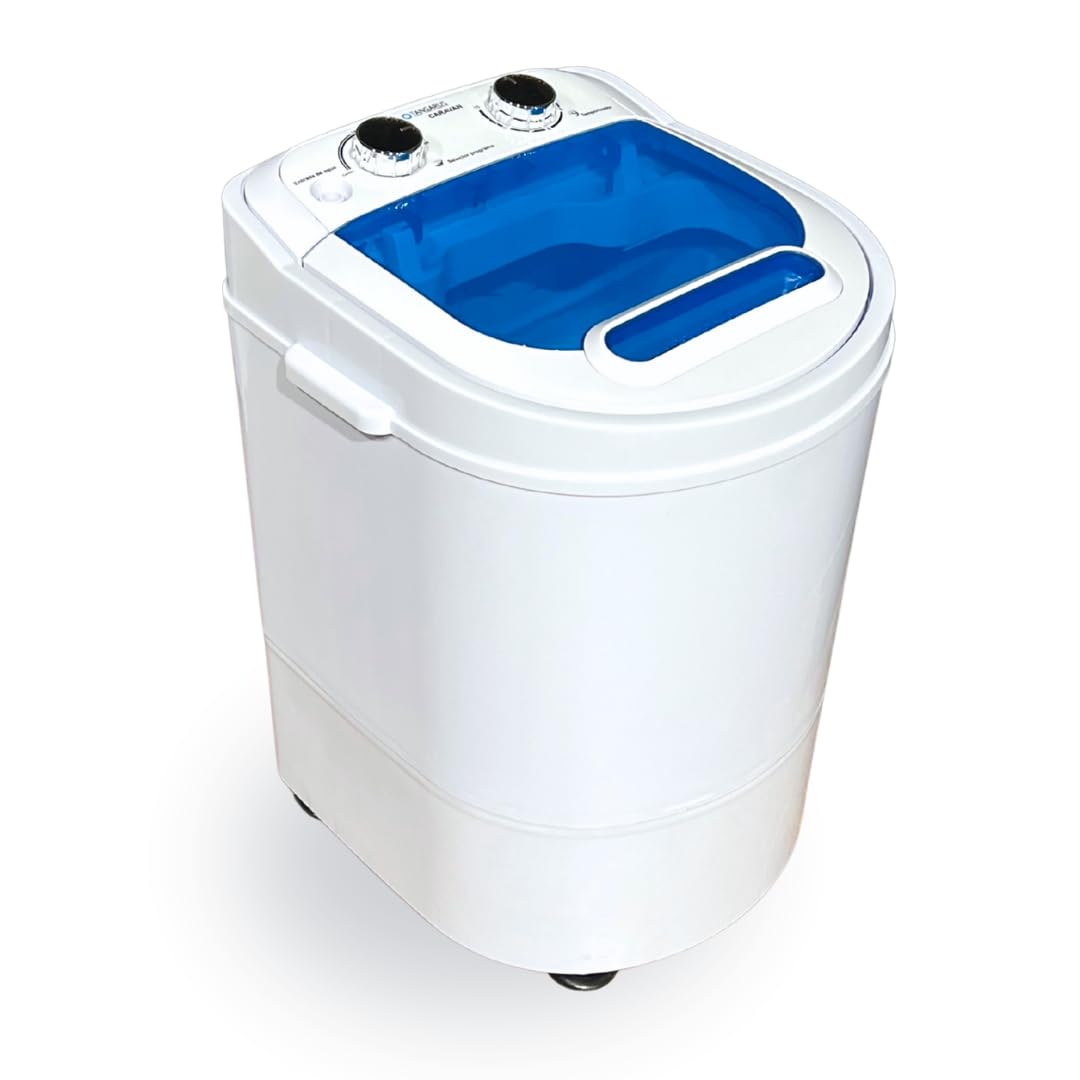 Lavadora Mini Centrifugadora portátil Caravan 3kg - Tangarus | Ideal para Camping y Caravanas | Clase A