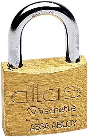 Vachette 1320-40 AL/SC Atlas Padlocks, yellow, 1320-20/SC