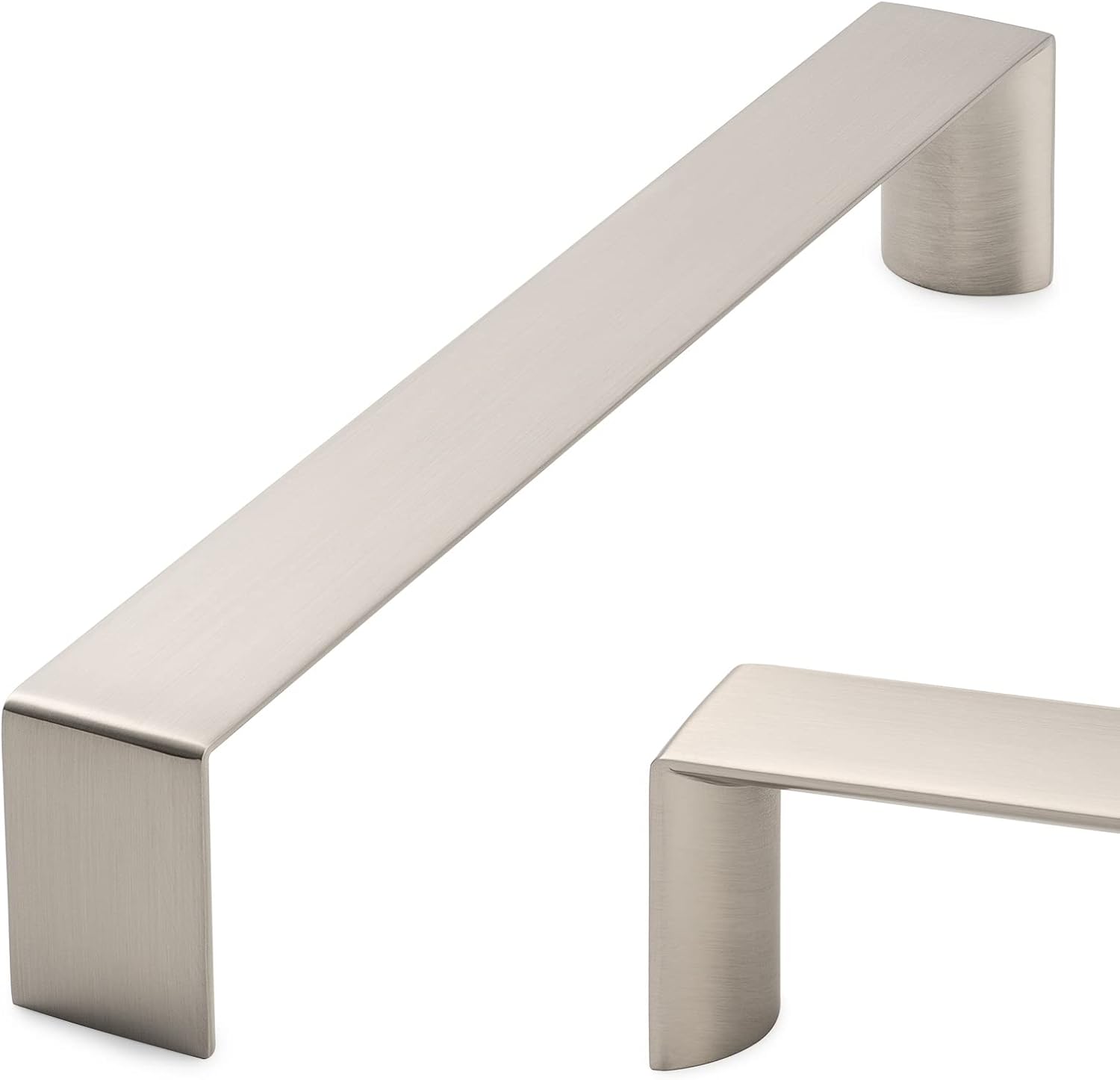 KOOFIZO Wide Cabinet Handle – Brushed Nickel Furniture Pull, 6-1/4 Inch Screw Spacing, 10-Pack for Kitchen Cupboard Door, Bedroom Dresser Drawer, Bathroom Wardrobe Hardware KOOFIZO Wide Cabinet Handle – Brushed Nickel Furniture Pull, 6-1/4 Inch Screw Spacing, 10-Pack for Kitchen Cupboard Door, Bedroom Dresser Drawer, Bathroom Wardrobe Hardware