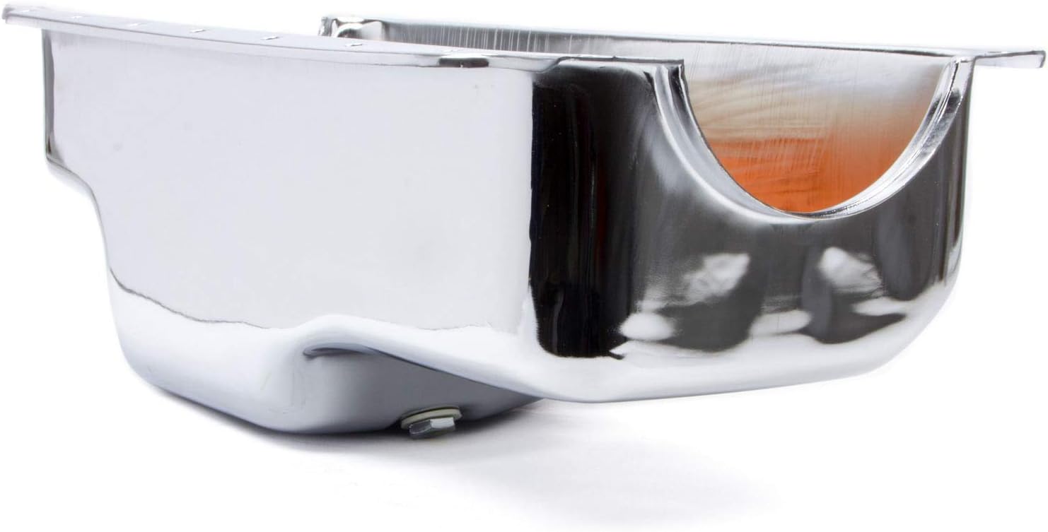 Racing Power Company R9344 Chrome Oil Pan for Small Block Mopar Truck