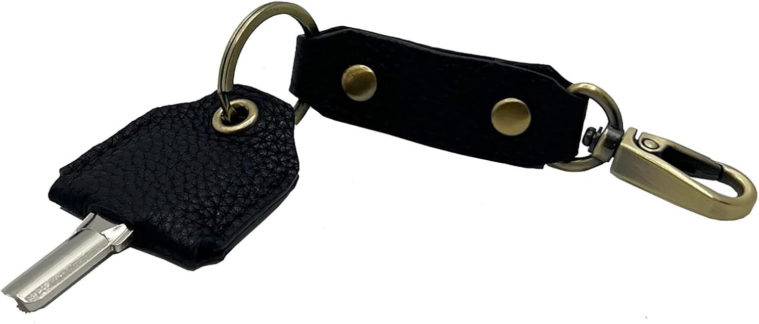 Genuine Leather Keychain Holder Handmade Key Sleeve Stylish Key Case Cover for Broken Key Vintage Leather Key Protector