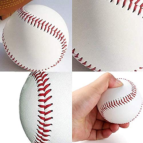 軟式野球 野球練習ボールキャッチボール ホワイト レザー ト
