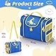 Seracle Tasche Hülle für toniebox Tonie und Tonies Figur, Kopfhörer, Ladestation und Sonstiges Zubehör (Blau)