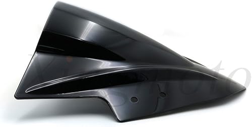 Vista 3 de NBX - Parabrisas de doble burbuja compatible con Kawasaki Ninja 300 EX300 2013-2015 negro