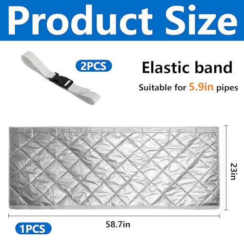 1 Stück 150X50CM Schlauch Abdeckung für tragbare Klimaanlagen - Klimaschlauch Abdeckung Isolierung - Klimaanlagen Abluftschlauch Isolierung Schutzhülle