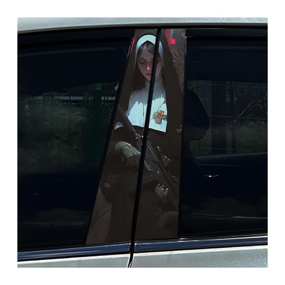Autocollant de pilier B de voiture nun sister pour look urbain
