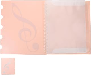 Piano Sheet 40 Scores A4 Music Binder with Index Tabs, Holds
