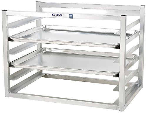 Channel Manufacturing AWM-5 5 Pan Side Load Wall Mount - Sheet Bun Pan Rack for Half-Size Pans