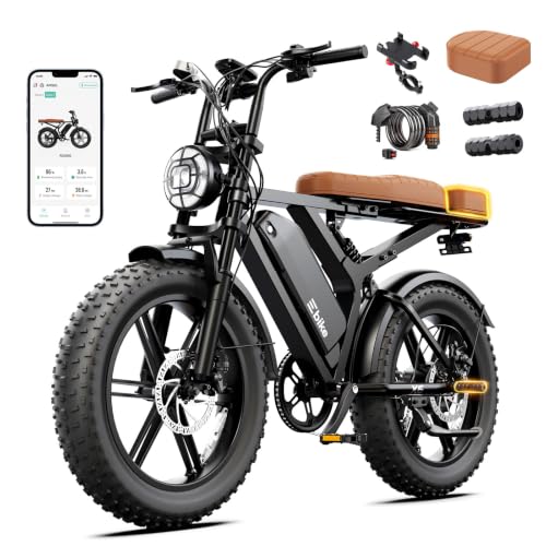 Image of SISIGAD Electric Bike for Adults, 2000W Peak Motor E Bike with 48V Removable Battery, 65-120 Miles Range Electric Bicycle, 20 * 4 inch New All-Terrain Ebike with 7 Speeds, Full Suspension