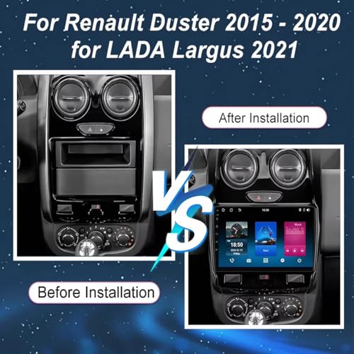 Navegador GPS radio de coche 2 DIN para KIA K2 Rio 4 con Carplay y Android Auto 2
