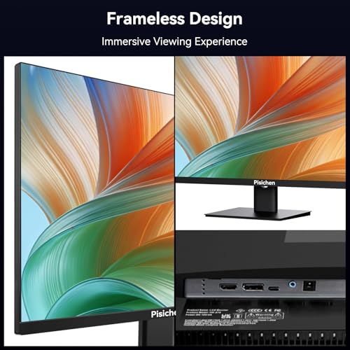 Image of 27 Inch Computer Monitor, QHD 2K 100Hz IPS Gaming Monitor, Frameless Eye Care PC Office Monitor with HDMI /USB C /DP, FreeSync, VESA, Tilt Adjustable