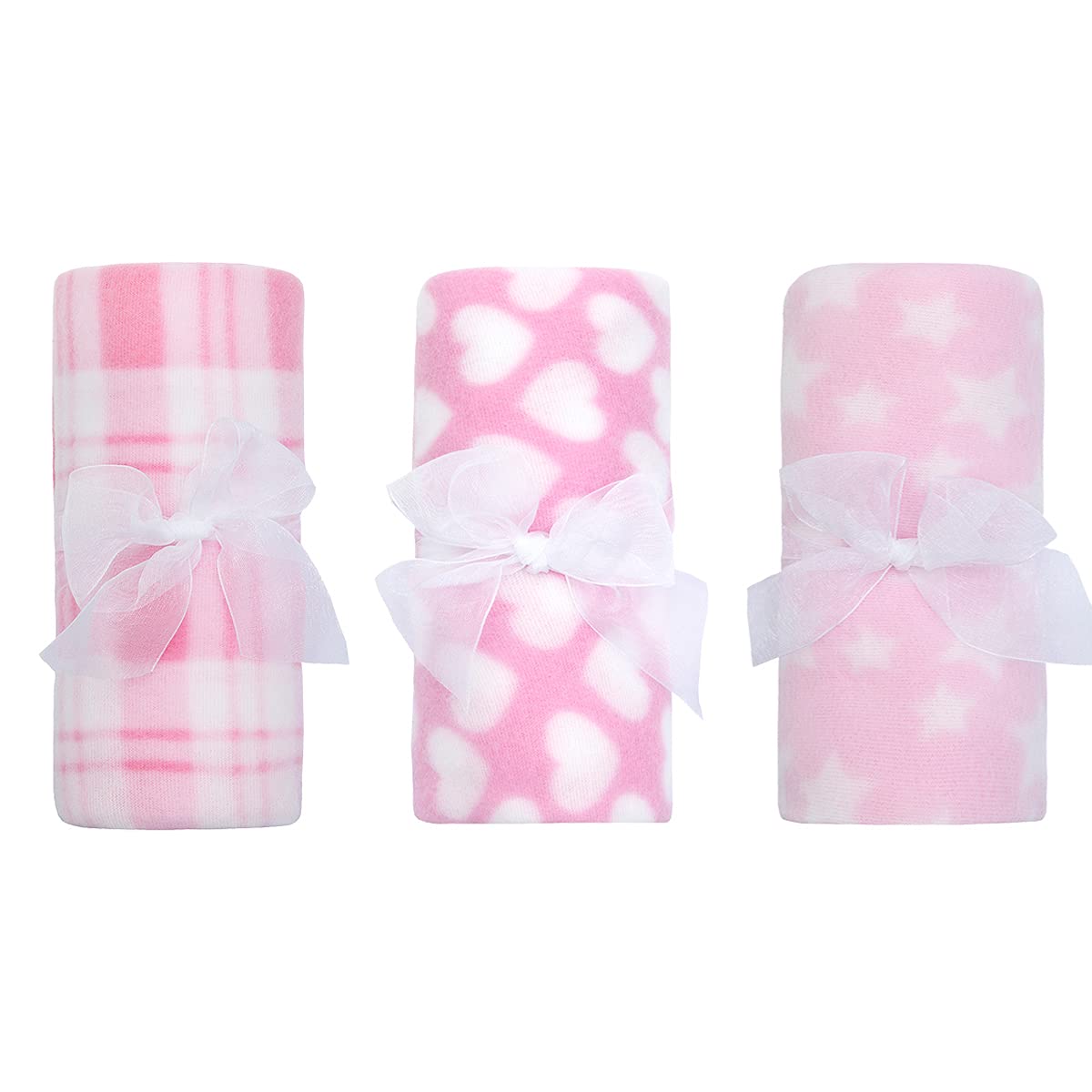 Undercover 3 Pack Baby Blanket 19C195 Pink Set (1xEach)
