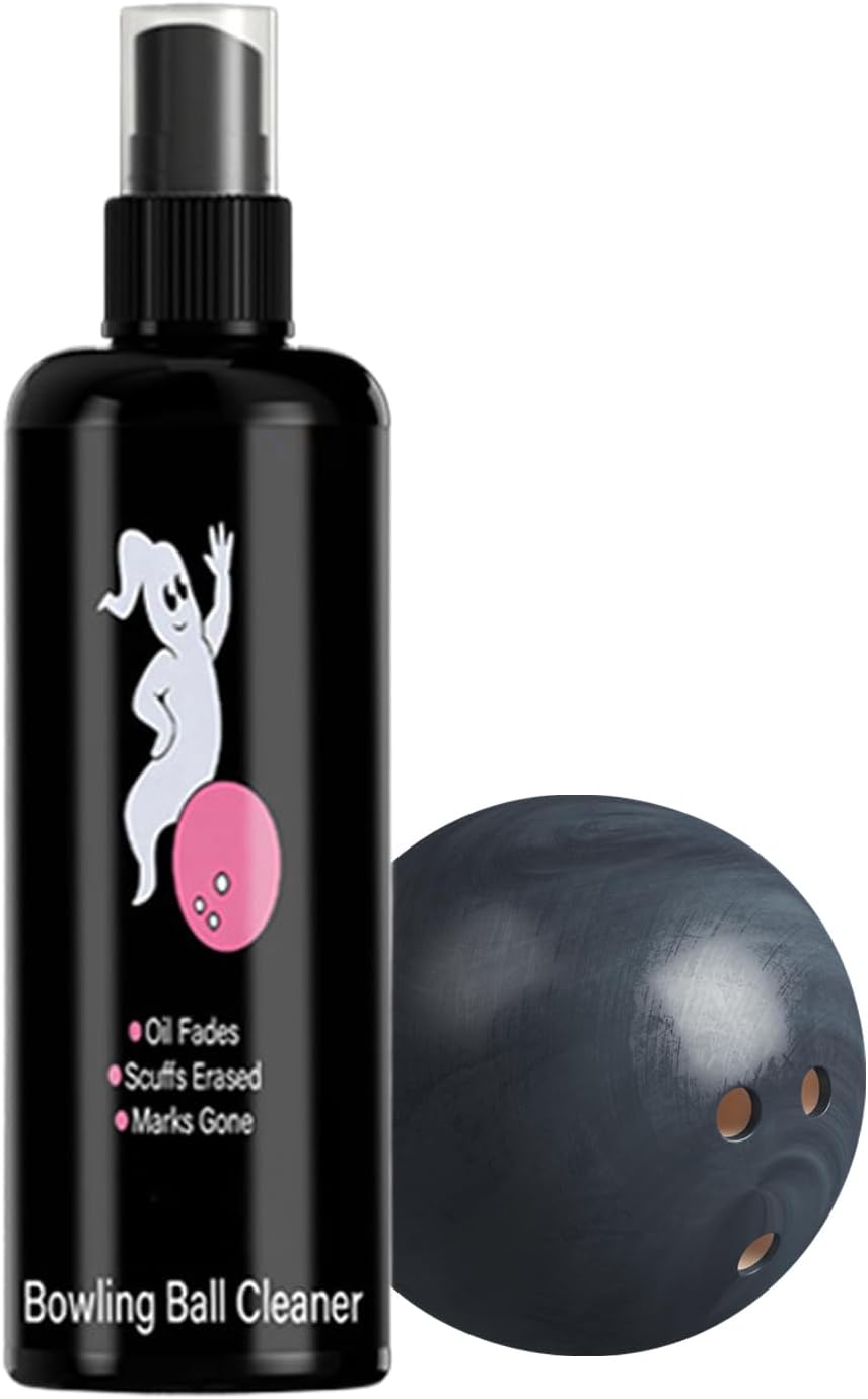 Premium Bowling Cleaner, Ball Maintenance Kit, 100ml Liquid Cleaner with Stain Removal, Bowling Balls Care, Cleaning Kit with Easy Application, Sports Accessory for Gym Bowlers Ball Cleaners