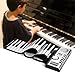 Produktbild Roll Up Piano, Portable 61 Touches Clavier électronique Flexible 128 Notes 128 rythmes 30 morceaux de démonstration Main Prise en Charge du Support de Piano Sortie MIDI Pour Enfants débutants
