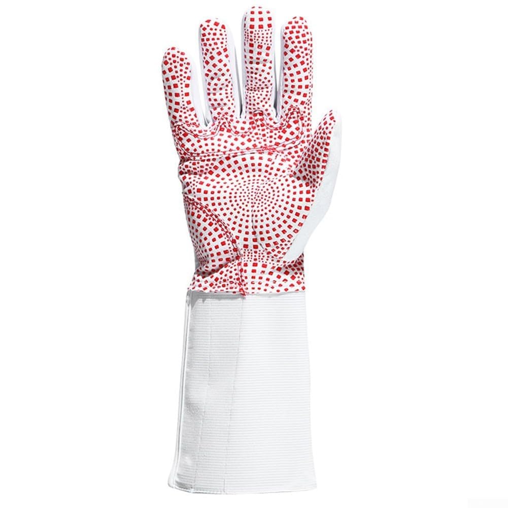 Guanti da recinzione traspiranti con palmo antiscivolo per mano sinistra e destra, in nylon bianco misto cotone, per esercitazioni in foil Epee Xxs attraverso taglie Xxxl