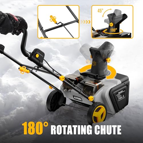 Electric Snow Thrower Cordless Battery