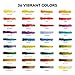 MeiLiang Watercolor Paint Set, 36 Colors in Portable Box with Metal Ring and 7 Paint Brushes, Art Supplies for Painting, Pretty Excellent Watercolor Set for Artists, Hobbyists, and Painting Lovers