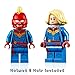 LEGO Marvel Superheroes Avengers Minifigure - Captain Marvel (with Hair, Helmet, and Energy Blasts)