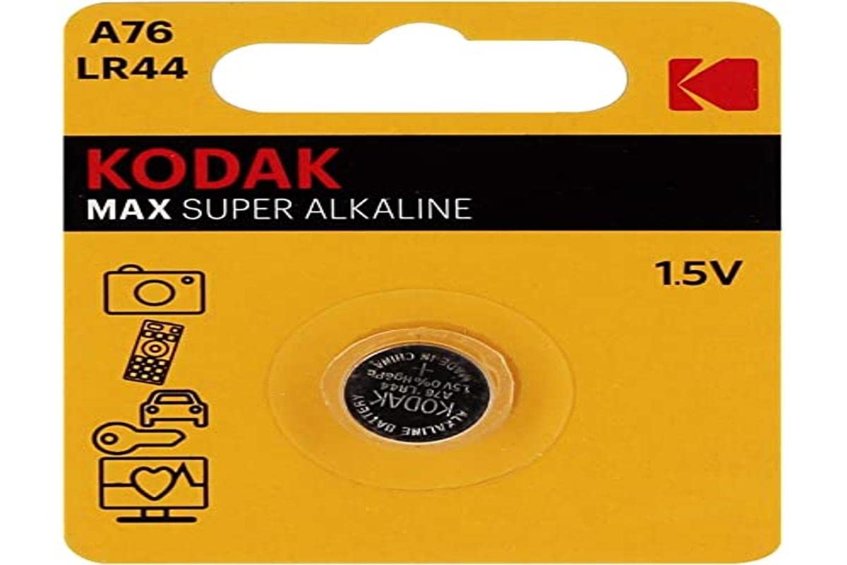 Kodak Pile Bouton alkalina a76/lr44 1,5 V