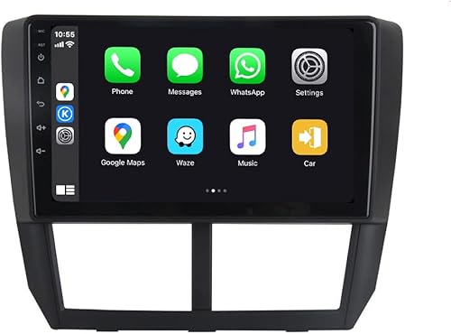 Miniatura 9 de SYGAV Android 10 - Estéreo de coche para Subaru Forester WRX Impreza Radio inalámbrico Carplay GPS navegación HD 1280 x 720 pantalla táctil Android