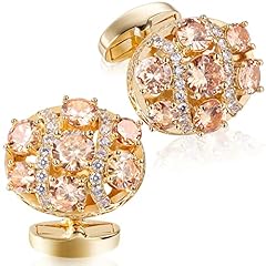 A-Champagne Crystal & Oval Gold