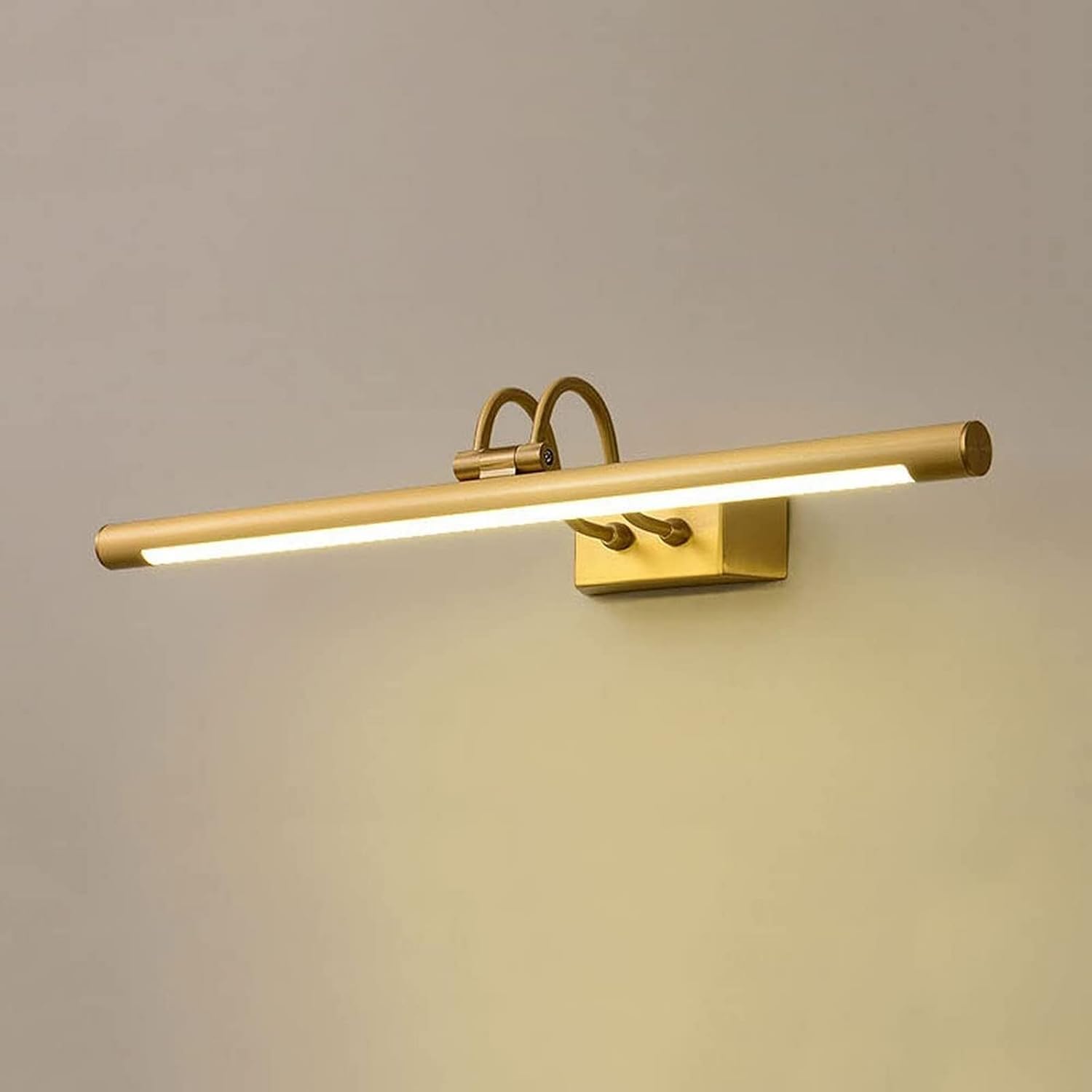 Jybnbbe Brass Mirror Light Led Vanity Lighting Bathroom Light Fixture, Adjustable Makeup Mirror Front Lamp, Black Wall Toilet Mirror Lamp Bath Modern Vanity Mirror Light,Chandelier,