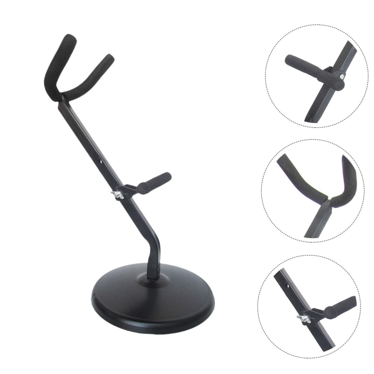 VANZACK Supporto Per Sassofono Contralto Resistente in Materiale Durevole, Supporto Da Tavolo Pratico Per Conservazione Ed Esposizione in Casa o Negozi Di Strumenti Musicali