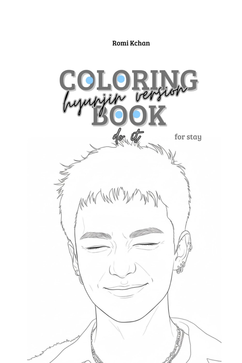 Stray Kids Do it Coloring Book - Hyunjin Version: photocard coloring book