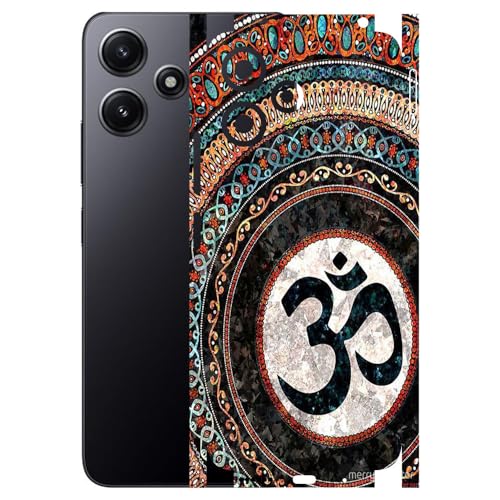 Image of AtOdds - Full Body Back Screen Guard Protector Film - Lamination Wrap Skin Sticker Compatible with REDMI 12 (5G) | Scratchproof Matte Finish (Design - OM)