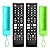 Replacement Remote Control Compatible with Samsung Smart TV LCD LED HDTV 3D Smart TV Models with Soft Case (Pack of 2)