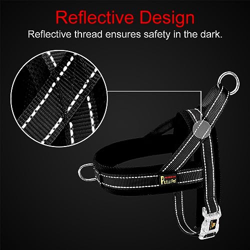 Plutus Pet OHARN-M-BEI No Pull Dog Harness With Breathable Mesh Padded thumb #3
