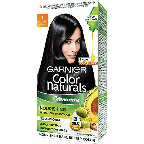Garnier Color Naturals Natural Black – Farbton 1 (2 Stück)