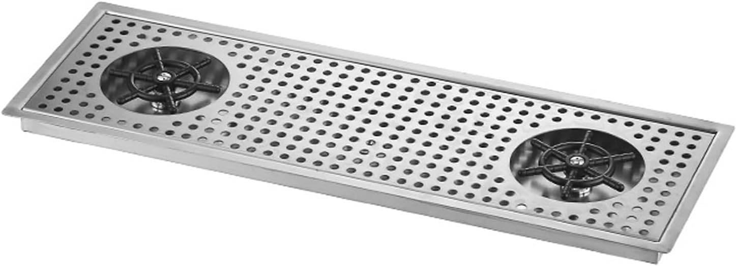 Stainless Steel Double-Head Glass Washer, High-Pressure Glass Rinser for Kitchen, Sink Cups Cleaner for Bar Sink,[b] Silver + pp
