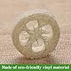 Natur Luffa Schwamm Seifenkissen，Regerly 24 Stück luffa schwammseifenablage luffa seifenablage Seifenkissen aus 100% Luffa schwamm luffaschwamm für Dusche Bad Küche Arbeitsplatte