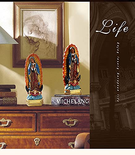 Our Lady Of Guadalupe Statue Figurine,8" H Virgen De Guadalupe Mary Figurine Collection, Religious Catholic Statue,Religious Gift, Tabletop Home Office Decoration (01 Multi Color) #TOP5
