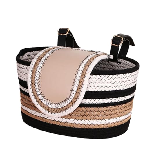 Panier à vélo guidon tressé enfant et panier rangement intérieur