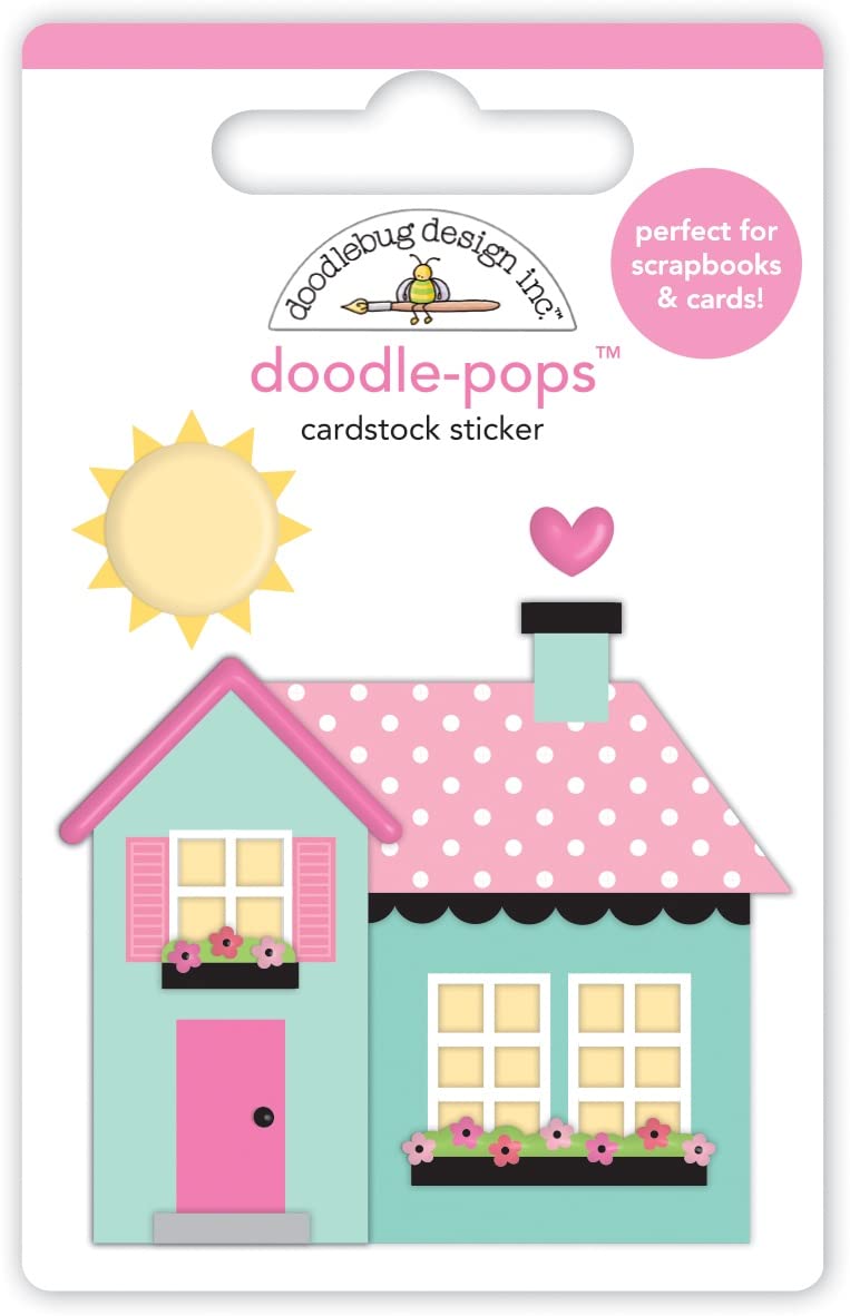 Doodlebug Doodle-Pops 3D Stickers-My Happy Place
