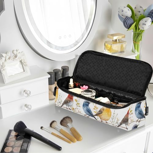 Bolsa de viaje para herramientas de cabello con tapete resistente al calor y accesorios removibles organizador para planchas, rizadores y secador miniatura 6