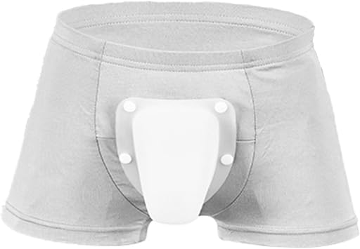 Men's Underwear Circumcision Underwear Foreskin Surgery Special Boxer Briefs Circumcision Protective Cover with Ventilation Hole for Rehabilitation Use