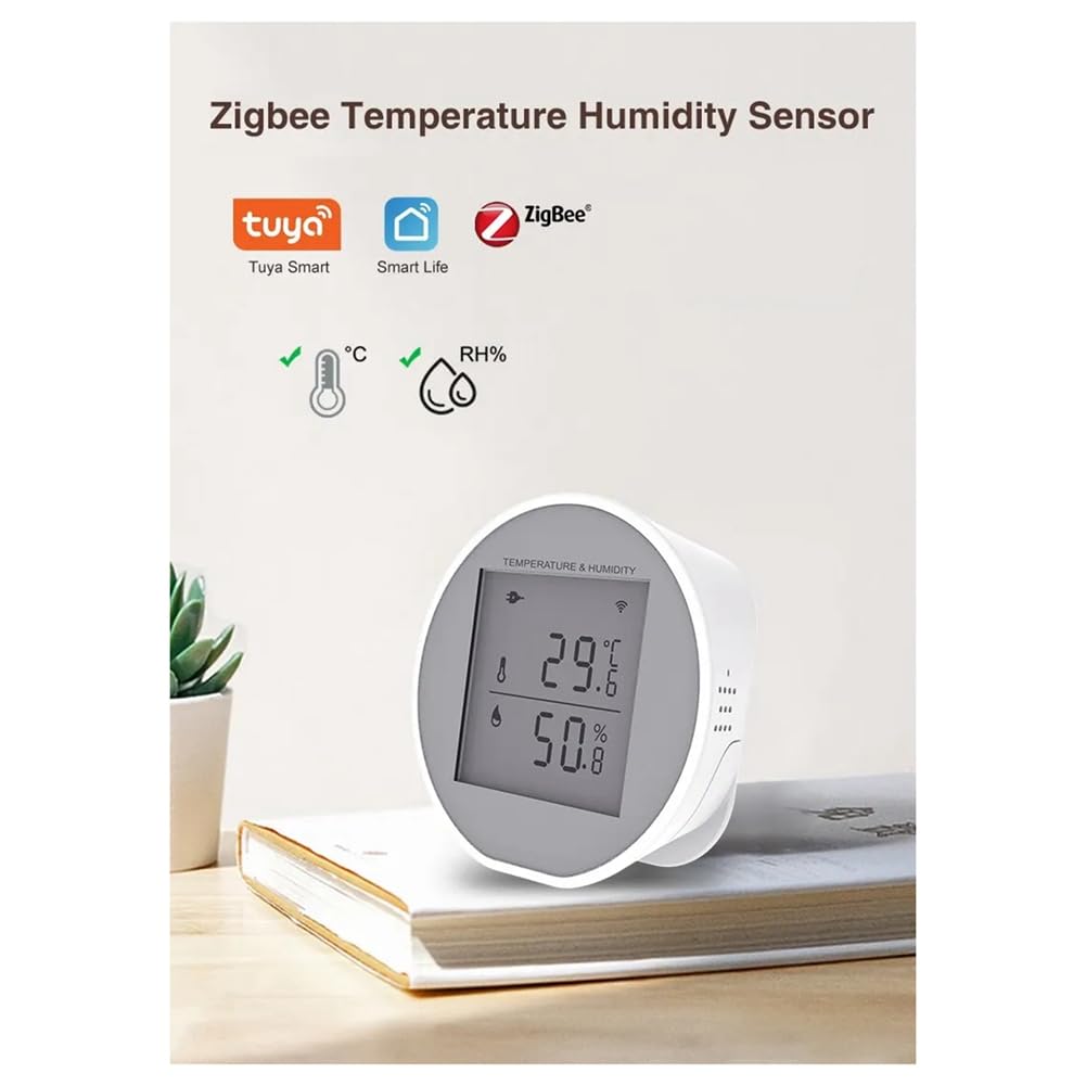 Tuya Wifi Capteur de Température et D'Humidité Hygromètre D'Intérieur Détecteur de Thermomètre Application Smart Life Alimenté par Batterie ou USB