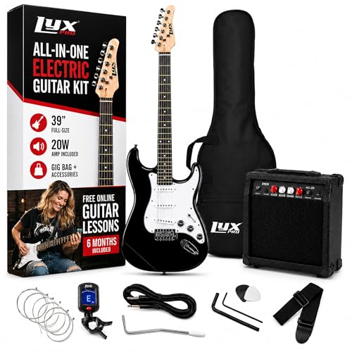 Best for Intermediate Players: LyxPro Electric Guitar 39