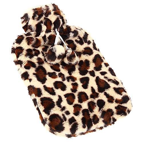 FOMIYES Black Heating Bag Reusable Hot Water Pouch Compact Hand Warmer Comfortable Hot Water Bag for Winter