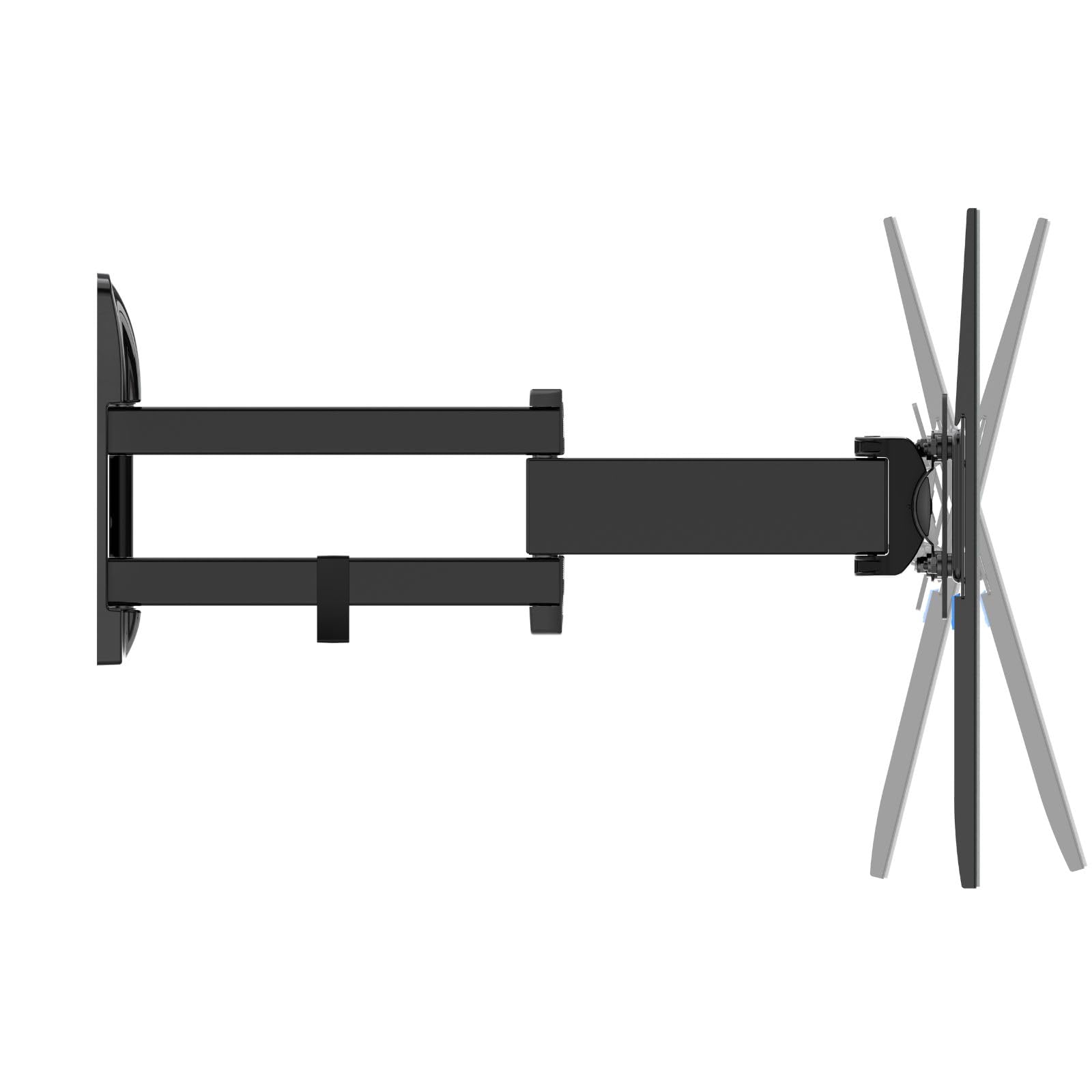 Meliconi Slimstyle Plus 400 SDR, Supporto TV Parete 40''-82'' VESA 200-300-400, Portata Max 30g, Rotazione orizzontale ±90° e Verticale +10°/-5°, Fast Block System e Easy Fix Up & Down, Made in Italy