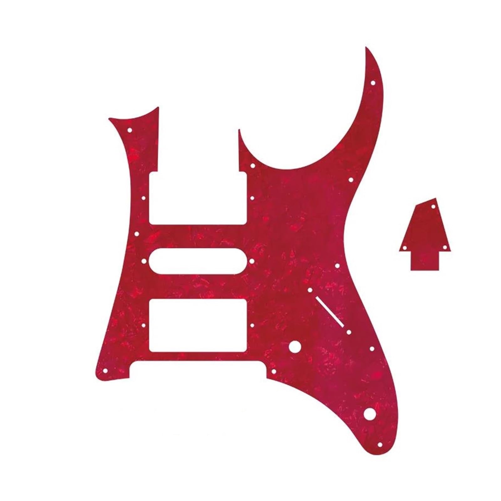 Pickguard HSH double bobinage pour rénover une plaque de guitare rayée - 3
