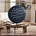 Rain Drum for Outside Garden,Steel Tongue Drum 12 Inches Musical Instruments, Handpan Drum Percussion Instrument, with Soft Bag, Music Book, 2 Mallets (Navy blue, 12inch13notes)