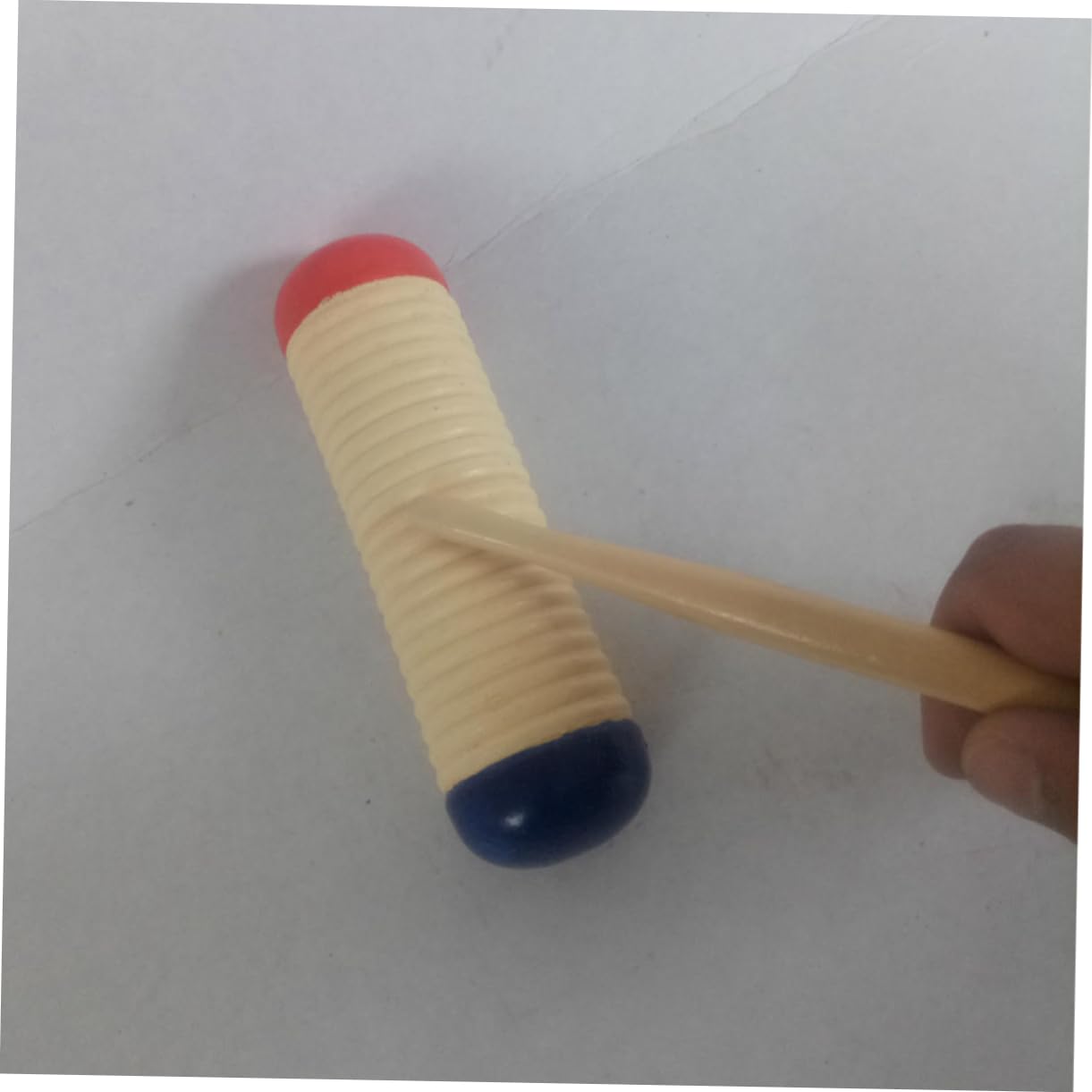 VANZACK Premium Wooden Guiro Shaker Fun Percussion Musical Instrument for Development and Exploration for Learning and Play