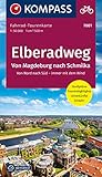 KOMPASS Fahrrad-Tourenkarte Elberadweg 1, Von Schmilka nach Magdeburg 1:50.000: Leporello Karte, reiß- und wetterfest