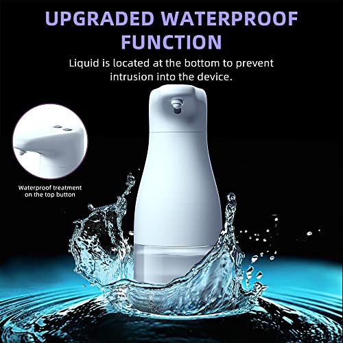 Automatic Foam Soap Dispenser/(2023 New) - 3 Volume Levels, 300Ml Large Capacity, New Sensor, Night Light, Touchless Handwashing In Bathroom, Kitchen, And Commercial Settings, Premium White #TOP3