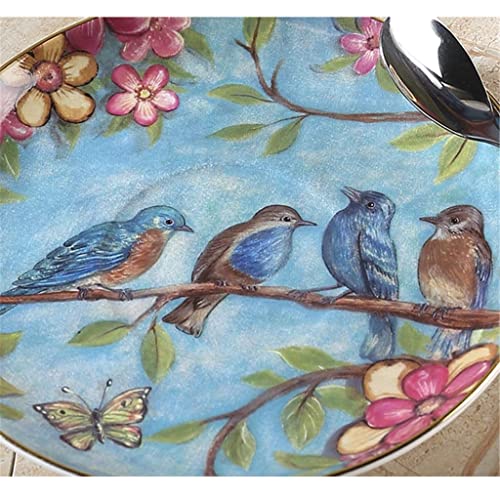 Fantasy Blue Pastoral Style Bone China Juego de café Juego de té Estilo Europeo Phnom Penh Juego de Tazas de té de la… - Imagen 7