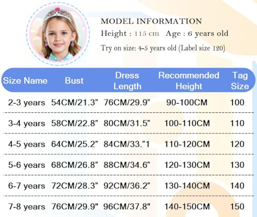 Vestido Princesa para Niñas 3-8 Años con Capa miniatura 6